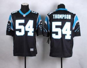 Nike Panthers #54 Shaq Thompson Black Team Color Men's Stitched NFL Elite Jersey