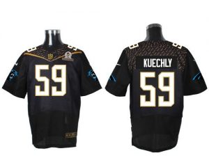 Nike Panthers #59 Luke Kuechly Black 2016 Pro Bowl Men's Stitched NFL Elite Jersey