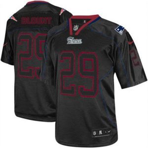 Nike Patriots #29 LeGarrette Blount Lights Out Black Men's Stitched NFL Elite Jersey