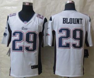 Nike Patriots #29 LeGarrette Blount White Men's Stitched NFL Game Jersey