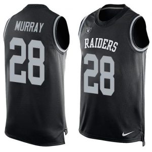 Nike Raiders #28 Latavius Murray Black Team Color Men's Stitched NFL Limited Tank Top Jersey