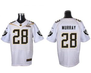 Nike Raiders #28 Latavius Murray White 2016 Pro Bowl Men's Stitched NFL Elite Jersey