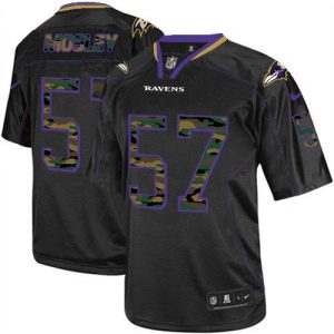 Nike Ravens #57 C.J. Mosley Black Men's Stitched NFL Elite Camo Fashion Jersey