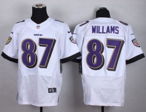 Nike Ravens #87 Maxx Williams White Men's Stitched NFL New Elite Jersey