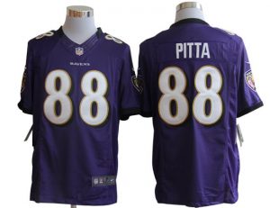 Nike Ravens #88 Dennis Pitta Purple Team Color Men's Embroidered NFL Limited Jersey