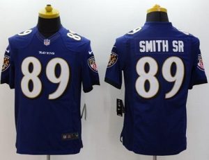 Nike Ravens #89 Steve Smith Purple Team Color Men's Stitched NFL New Limited Jersey