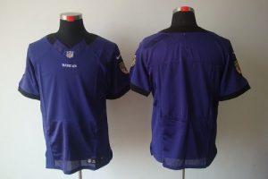 Nike Ravens Blank Purple Team Color Men's Embroidered NFL Elite Jersey