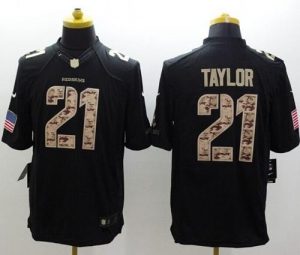 Nike Redskins #21 Sean Taylor Black Men's Stitched NFL Limited Salute to Service Jersey