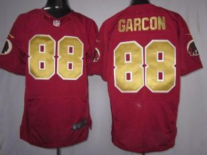 Nike Redskins #88 Pierre Garcon Burgundy Red Alternate 80TH Throwback Men's Embroidered NFL Elite Jersey