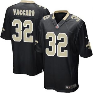 Nike Saints #32 Kenny Vaccaro Black Team Color Men's Embroidered NFL Game Jersey