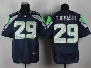 Nike Seahawks #29 Earl Thomas III Steel Blue Team Color Men's Stitched NFL Elite Jersey