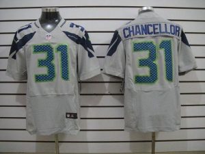 Nike Seahawks #31 Kam Chancellor Grey Alternate Men's Embroidered NFL Elite Jersey