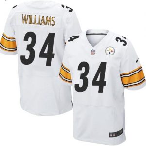 Nike Steelers #34 DeAngelo Williams White Men's Stitched NFL Elite Jersey