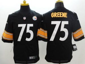 Nike Steelers #75 Joe Greene Black Team Color Men's Stitched NFL Elite Jersey