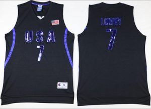 Nike Team USA #7 Kyle Lowry Black 2016 Dream Team Stitched NBA Jersey