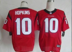 Nike Texans #10 DeAndre Hopkins Red Alternate Men's Embroidered NFL Elite Jersey