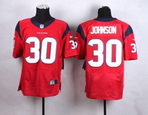 Nike Texans #30 Kevin Johnson Red Alternate Men's Stitched NFL Elite Jersey