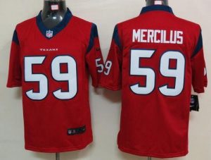 Nike Texans #59 Whitney Mercilus Red Alternate Men's Embroidered NFL Limited Jersey