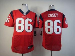 Nike Texans #86 James Casey Red Alternate Men's Embroidered NFL Elite Jersey