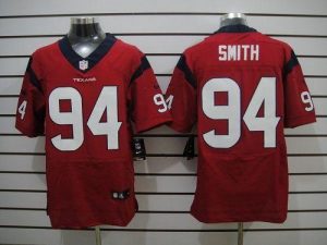 Nike Texans #94 Antonio Smith Red Alternate Men's Embroidered NFL Elite Jersey