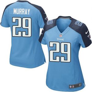 Nike Titans #29 DeMarco Murray Light Blue Team Color Women's Stitched NFL Elite Jersey