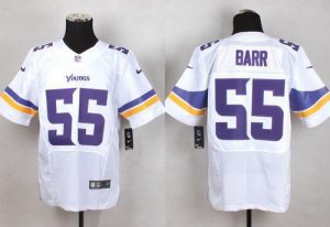 Nike Vikings #55 Anthony Barr White Men's Stitched NFL Elite Jersey