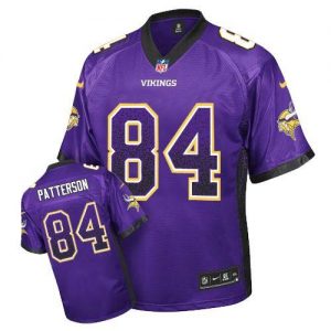 Nike Vikings #84 Cordarrelle Patterson Purple Team Color Men's Embroidered NFL Elite Drift Fashion Jersey