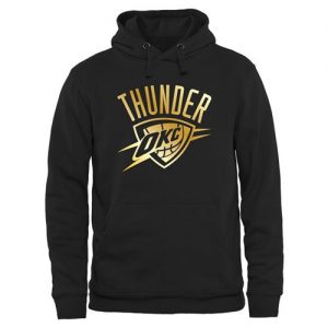 Oklahoma City Thunder Gold Collection Pullover Hoodie Black