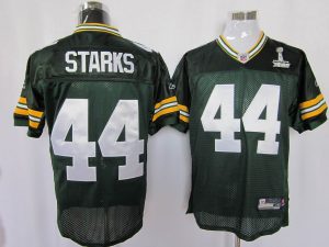 Packers #44 James Starks Green Super Bowl XLV Embroidered NFL Jersey