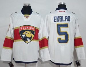 Panthers #5 Aaron Ekblad White Road Stitched NHL Jersey