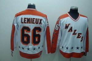 Penguins #66 Mario Lemieux Embroidered White CCM All Star NHL Jersey