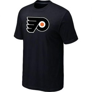 Philadelphia Flyers Big & Tall Logo Black NHL T-Shirts