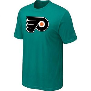 Philadelphia Flyers Big & Tall Logo Teal Green NHL T-Shirts