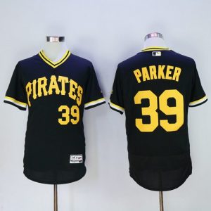 Pirates #39 Dave Parker Black Flexbase Authentic Collection Cooperstown Stitched MLB Jersey