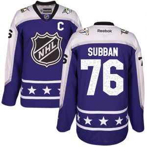 Predators #76 P.K Subban Purple 2017 All-Star Central Division Stitched NHL Jersey