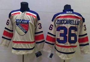 Rangers #36 Mats Zuccarello Cream 2012 Winter Classic Stitched NHL Jersey