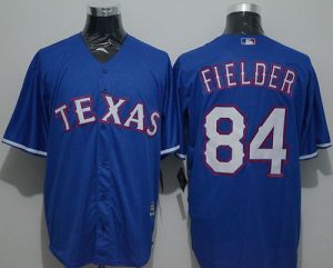 Rangers #84 Prince Fielder Blue New Cool Base Stitched MLB Jersey