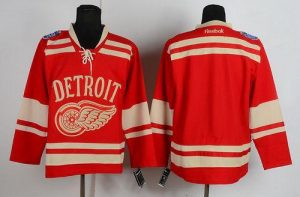Red Wings Blank Red 2014 Winter Classic Embroidered NHL Jersey