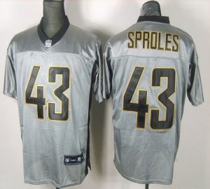 Saints #43 Darren Sproles Grey Shadow Stitched NFL Jersey
