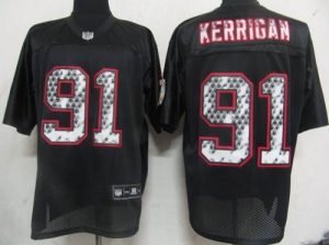 Sideline Black United Redskins #91 Ryan Kerrigan Black Stitched NFL Jersey