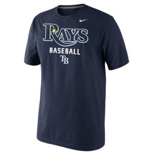 Tampa Bay Rays Nike Home Practice T-Shirt Navy
