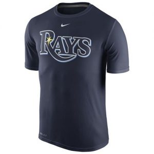 Tampa Bay Rays Nike Legend Wordmark 1.5 Performance T-Shirt Navy