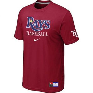Tampa Bay Rays Nike Short Sleeve Practice MLB T-Shirts Red