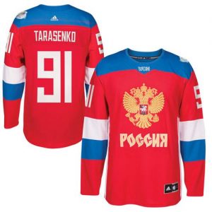 Team Russia #91 Vladimir Tarasenko Red 2016 World Cup Stitched NHL Jersey