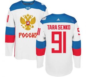 Team Russia #91 Vladimir Tarasenko White 2016 World Cup Stitched NHL Jersey