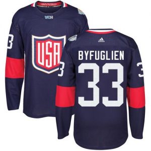 Team USA #33 Dustin Byfuglien Navy Blue 2016 World Cup Stitched Youth NHL Jersey