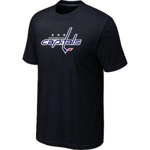 Washington Capitals Big & Tall Logo Black NHL T-Shirts