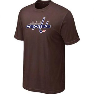 Washington Capitals Big & Tall Logo Brown NHL T-Shirts