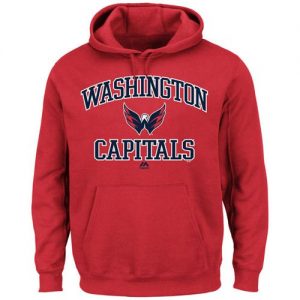 Washington Capitals Majestic Heart & Soul Hoodie Red