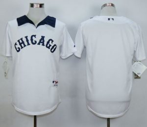 White Sox Blank White 1976 Turn Back The Clock Stitched MLB Jersey